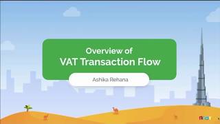 Overview of UAE VAT Transaction Flow  Zoho Books [upl. by Zysk116]