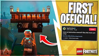 NEW Official FIRST LEGO Fortnite Vehicle Build In Game v2901 [upl. by David]