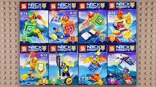 LEGO Nexo Knights Minifigures knockoff Sheng Yuan SY 1122 [upl. by Sella]