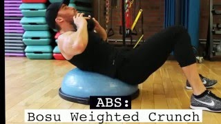 Abs Bosu Weighted Crunch [upl. by Isleana]