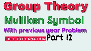 How to find Mulliken symbol of character table of group theory hindi [upl. by Ynohtn]