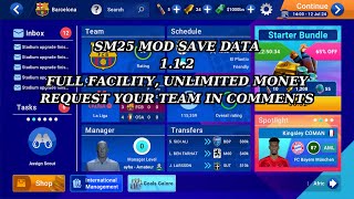 SM 25 mod save data v 112 FULL FACILITY  UNLIMITED MONEY 1 [upl. by Gabbert462]