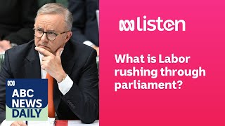 What is Labor rushing through parliament  ABC News Daily podcast [upl. by Aihtak]