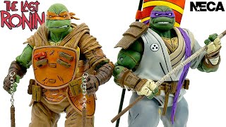 NECA TMNT Last Ronin Michelangelo amp Donatello Review [upl. by Knowle]