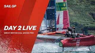 LIVE 2021 Great Britain SailGP  Day 2 [upl. by Ardnola874]