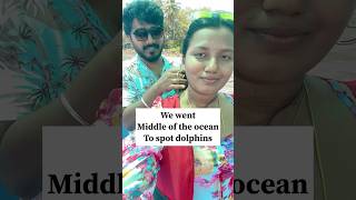 Dolphins kanpinchaya shorts shortsindia travel minivlog dolphin goatrip vacation couple fy [upl. by Rellek729]