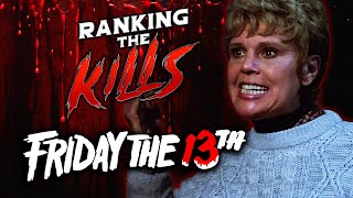 Ranking The Kills Friday the 13th 1980 [upl. by Odlaner]