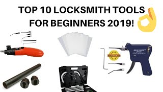 Top 10 Locksmith Tools For Beginners In 2024  The Locksmith Mentor [upl. by Aldarcy544]