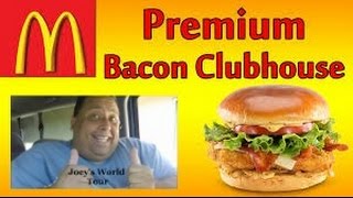 McDonalds® New Bacon Clubhouse Sandwich REVIEW [upl. by Adeys543]