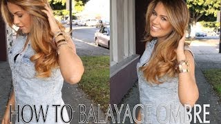 how to balayage ombre step by step [upl. by Dinny355]