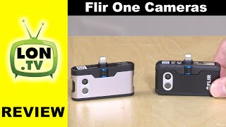 Flir One amp Flir One Pro Cameras for iPhone Review  Thermal Imaging Camera for Smartphones [upl. by Leuneb]