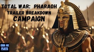 Total War Pharaoh Trailer Dynasties Campaign Breakdown [upl. by Alfonso]