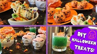 DIY Easy Halloween Treats ♡ [upl. by Natsud]