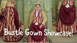 Bustle Showcase  Bustle Gown Part 10 costube [upl. by Cesaria]