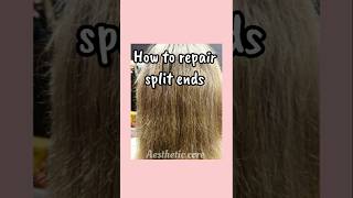 Tips to prevent hair split ends 🖤 aesthetic shorts fypviralシviral music teen vaseline [upl. by Regine]