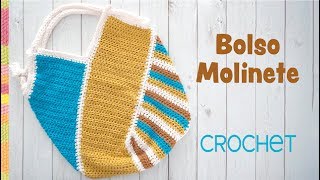 Bolso molinete tejido a crochet  Tejiendo Perú [upl. by Britton]