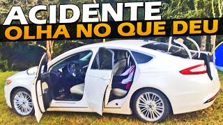 ACIDENTE DE CARRO  OLHA NO QUE DEU [upl. by Akayas]