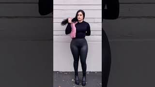 How To Style 3 Leather Leggings Weekend Looks  Curvy Influencer Leggings Fashion Hacks GRWM Blog [upl. by Lodmilla]