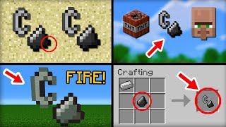 ✔ Minecraft 15 Things You Didnt Know About the Flint and Steel [upl. by Weiman4]