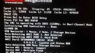 How to fix american megatrends error at boot [upl. by Sena]