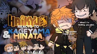 Haikyuu reacts to Kageyama Tobio and Hinata Shoyo  angst   ashlynx [upl. by Sunev]