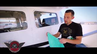 How To Clean Plexiglass amp Plastic Window  Airplane Detailing Car Care Cessna [upl. by Viafore]