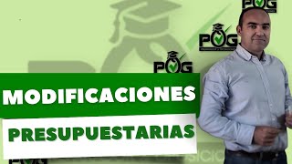 PRESUPUESTOS MUNICIPALES 🏫 MODIFICACIONES PRESUPUESTARIAS📊💰💰 [upl. by Acker148]