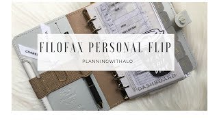 Original Filofax Personal Flip l Planningwithalo [upl. by Yrrad]