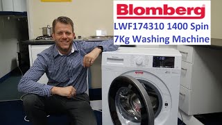 Blomberg LWF174310 1400 Spin 7 Kg Washing Machine [upl. by Irehj]