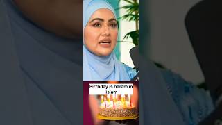 sana khan says Happy Birthday is haram in islam in Rubina dilaik show sanakhan rubinadilaik islam [upl. by Ibrek188]