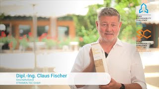 Interview mit DiplIng Claus Fischer Gewinner DGNB Sustainability Challenge quotStartupquot [upl. by Elirpa]