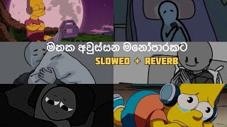 මතක අවුස්සන මනෝපාරකට  Slowed and Reverb Songs  manoparakata sindu playlist 4 [upl. by Geraldina]