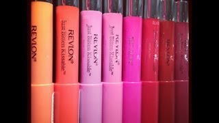 REVLON Just Bitten Kissable Balm Review amp Swatches [upl. by Connel]