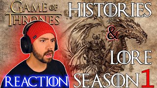 Watching Game of Thrones Histories amp Lore Season 1  SO MANY PEOPLE amp PLACES amp THINGS  Reaction [upl. by Aicetel]