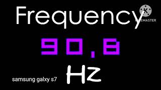 1 hz to 100 hz on my samsung galaxy s7 [upl. by Ilka]