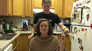 Letting my friend cut my hair [upl. by Cadmann]