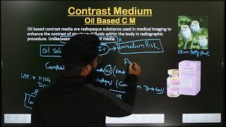 Oil Based Contrast Media  Part 5  In Hindi  Radiology Contrast Media [upl. by Ahcropal]