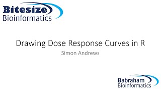 Producing Dose Response Curves in R [upl. by Natsyrt]