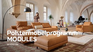 Polstermöbelprogramm MODULES – Ambiente  XXXLutz [upl. by Neerehs880]