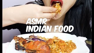 ASMR INDIAN FOOD with my hands EATING SOUNDS No Talking  SASASMR [upl. by Shiri]