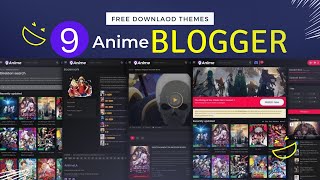 How To Download From Free Elements  Free Movies Blogger Themes  9 Anime Blogger Themes [upl. by Delorenzo]