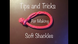 Tips and Tricks for Making Soft Shackles [upl. by Llehcram]