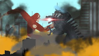 SKAR KING VS MECHAGODZILLA ANIMATION [upl. by Alliuqa]