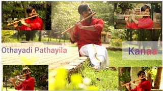 OTHAYADI PATHAYILA  KANAA  TAMIL SONG FLUTE COVER  ANIRUDH RAVICHANDER  PANINI DERAJE [upl. by Brebner957]