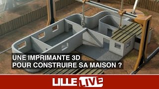 Une imprimante 3D pour construire sa maison [upl. by Ereveneug]