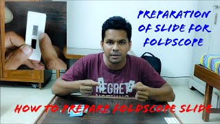 How to prepare Foldscope slide  Preparation of slides for Foldscope  Foldscope [upl. by Feucht]