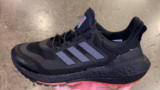 Adidas Ultraboost 22 COLDRDY 20 Black Orange Running Shoes [upl. by Joellyn]