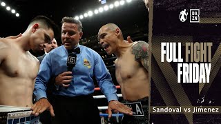 Full Fight  Ricardo Sandoval vs David Jimenez Close Decision In WBA Flyweight Eliminator FREE [upl. by Ecaroh125]