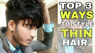 Top 3 ways to style thin hair  How to make thin hair look thick  Thin hair styling hack [upl. by Abshier]