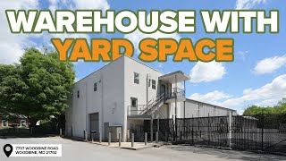 7757 Woodbine Road Warehouse with Yard Space [upl. by Arym396]